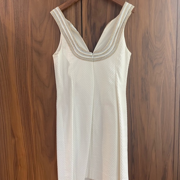 Lily Pulitzer, Valli Shift Dress in white, size 2. - Picture 5 of 6